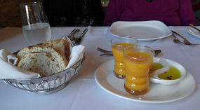Pumpkin  Soup -starter  -Artima Bistro, Limassol.