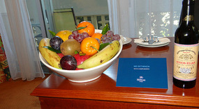 Complimentary treat upon arrival