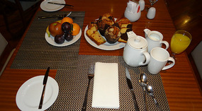 Time for a sumptous breakfast!