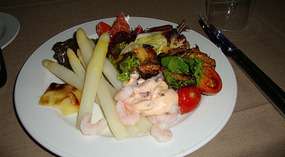 Dining at the Cyprus Hilton