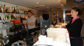The Bar of the Stretto Cafe/Restaurant - Limassol