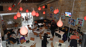 Interior of the Stretto Cafe/Restaurant -Limassol