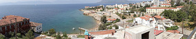 Panoramic view from our room on the 3rd floor