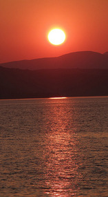The most amazing sunset opposite Amfitrion OUZERI