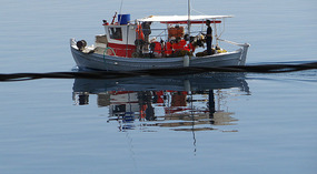 A fishing boat in ILIA - North Evia