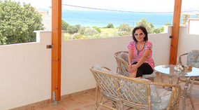 Hi from Saint George Hotel -Nea Styra