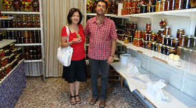 At the shop of Christos Argyris 