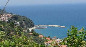 Panoramic view of Agios Ioannis, Mouresi