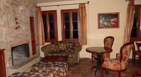 The lounge at Dryades 