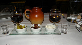Dining at Dryadon Gefsis is a feast of tastes