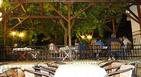 Dining at "Dryadon Gefsis" Restaurant 