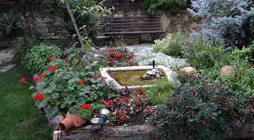 The beautiful garden -Archontiko Stamou