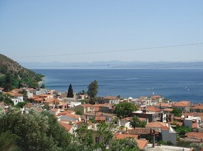 VIEWING THE VILLAGE FROM THE HILL