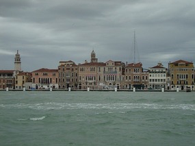 VENICE VIEW FROM THE SAILING BOAT
