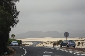 SAND DUNES LEADING TO GRANDES PLAYAS BEACH