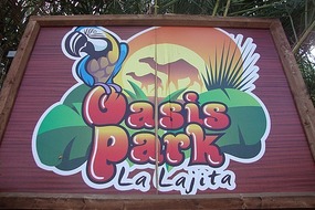 THE SIGN AT THE ENTRANCE