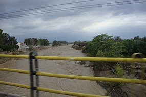 THE FLOODED LILANDIA BRIDGE
