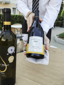 The recommeded wine we had 