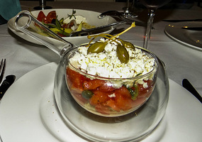 Dakos...a Cretan delicacy, nice presentation