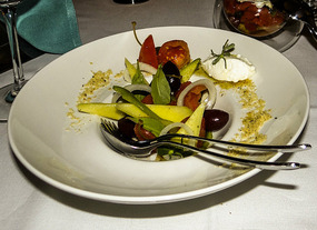 The Greek salad