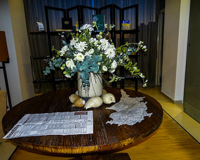 Lobby and lounge interior