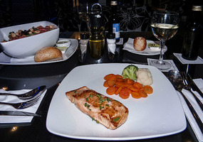 Grilled salmon