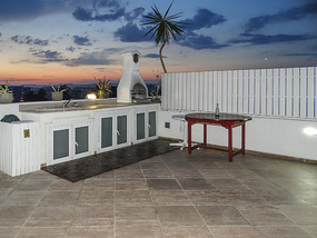 BBQ facilities  -colors of sunset