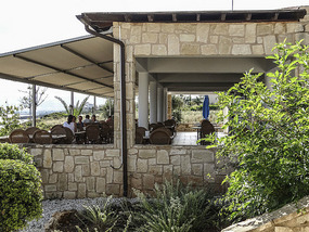 The restaurant's terrace