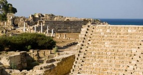 Salamis ancient theatre and ruins