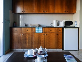 Kitchen and sitting room