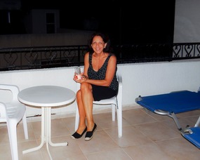 The balcony outside the bedroom
