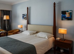 Interior of the deluxe room I had