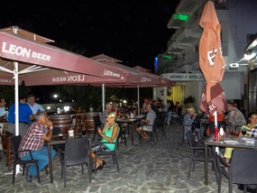At Lithos Bar and Grill with Friends!