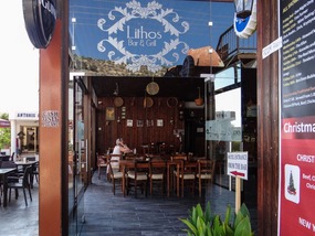 At Lithos Bar and Grill with Friends!
