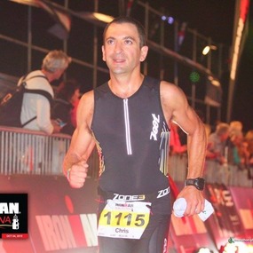 Towards the finish line (42.1 km run)