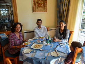 Lunch with the new owners G. Skyrianides