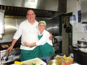 Galin the Chef and his wife Margarita 