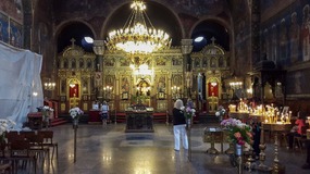 Interior of the St. Nedelia Cathedral 
