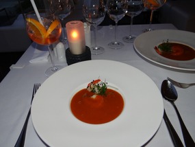 Lobster and fresh Tomato Soup 