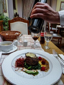 Filet Steak presentation