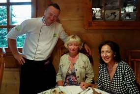 Us with Zbigniew Bayer the Executive Chef
