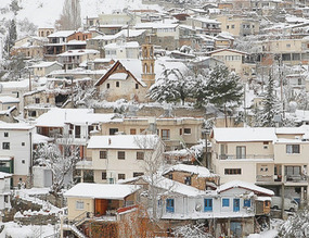 Troodos villages are beautiful even in winter
