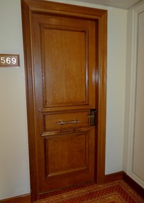 Entrance door of the King Junior Suite # 569. 