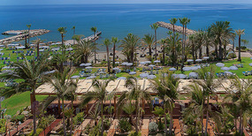 The beautiful gardens of the Amathus