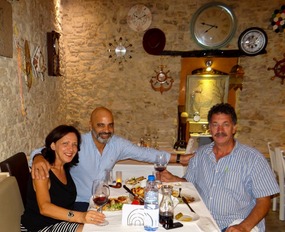 Stavros and my friend the owner of  "Ambelikos"