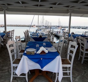 The oudoor seating