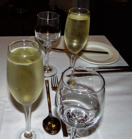 Prosecco Martini  for a start