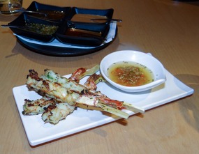 Hanoi: Prawn skewers