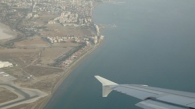 FLYING OVER LARNACA