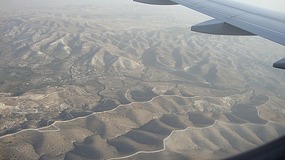 PANORAMIC VIEW OF THE WHITE HILLS IN CYPRUS